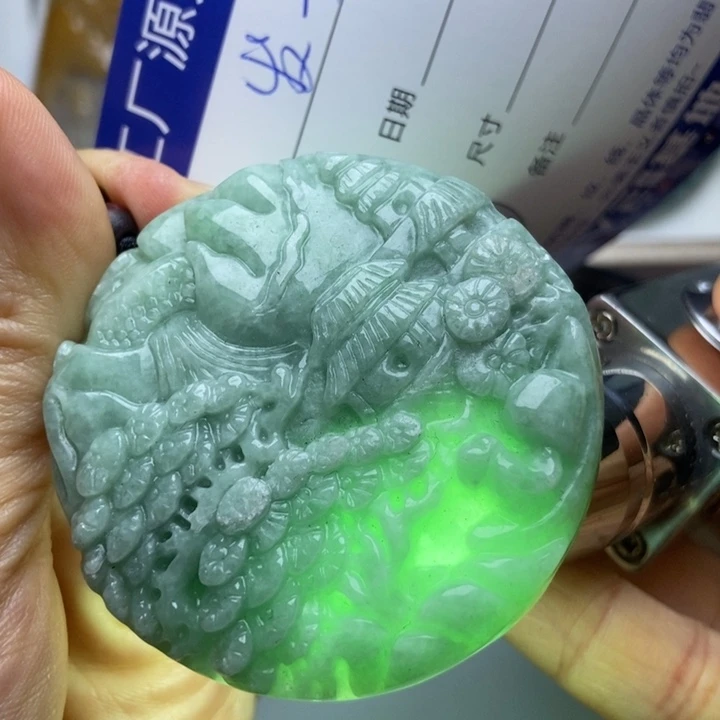 颈饰未镶嵌翡翠翡翠