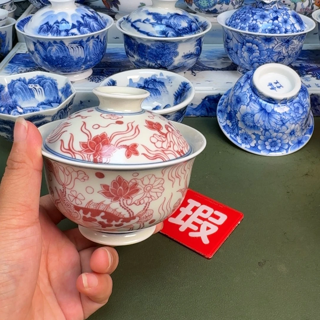 景德镇纯手绘茶具圆圆213