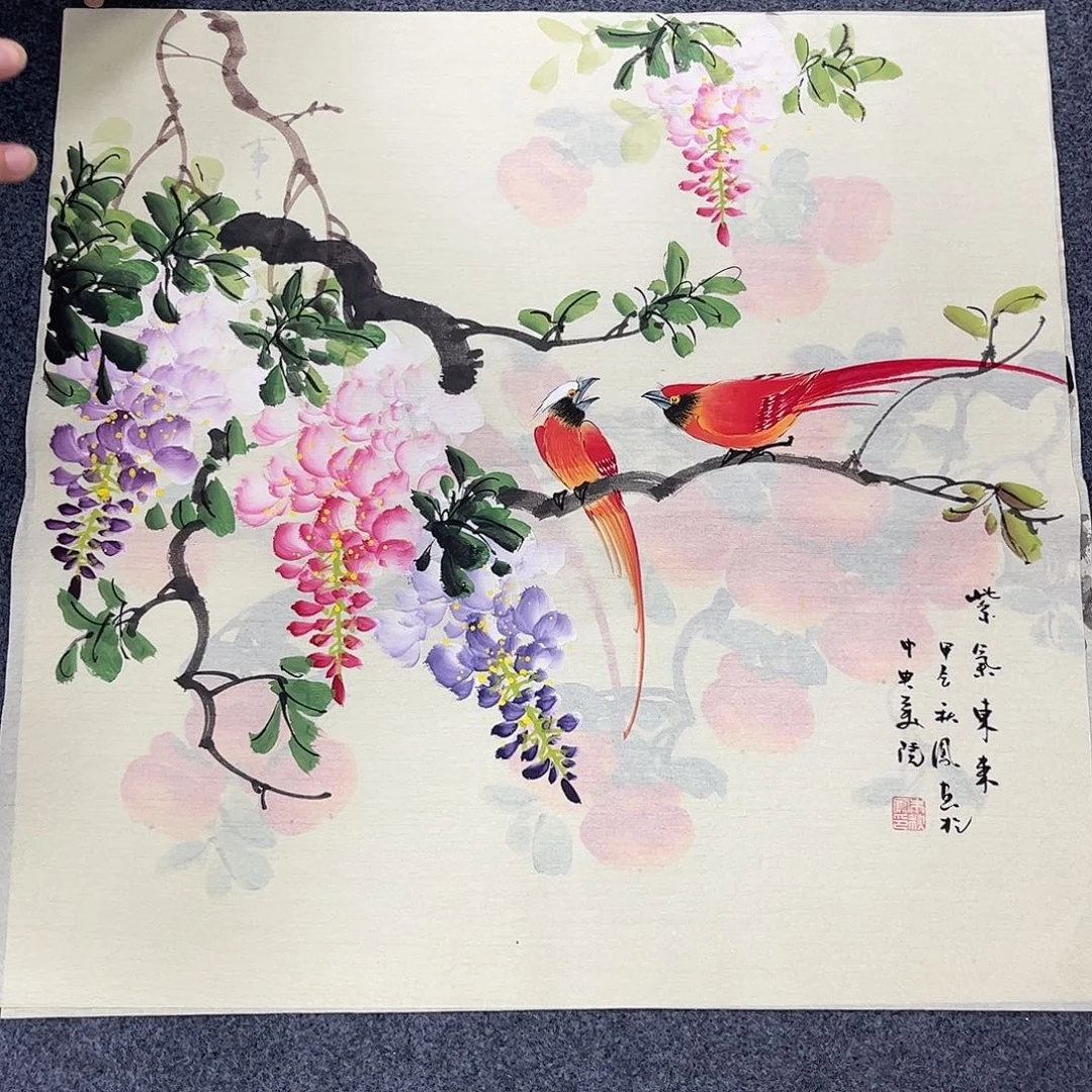 国画宣纸国画纯手绘作品