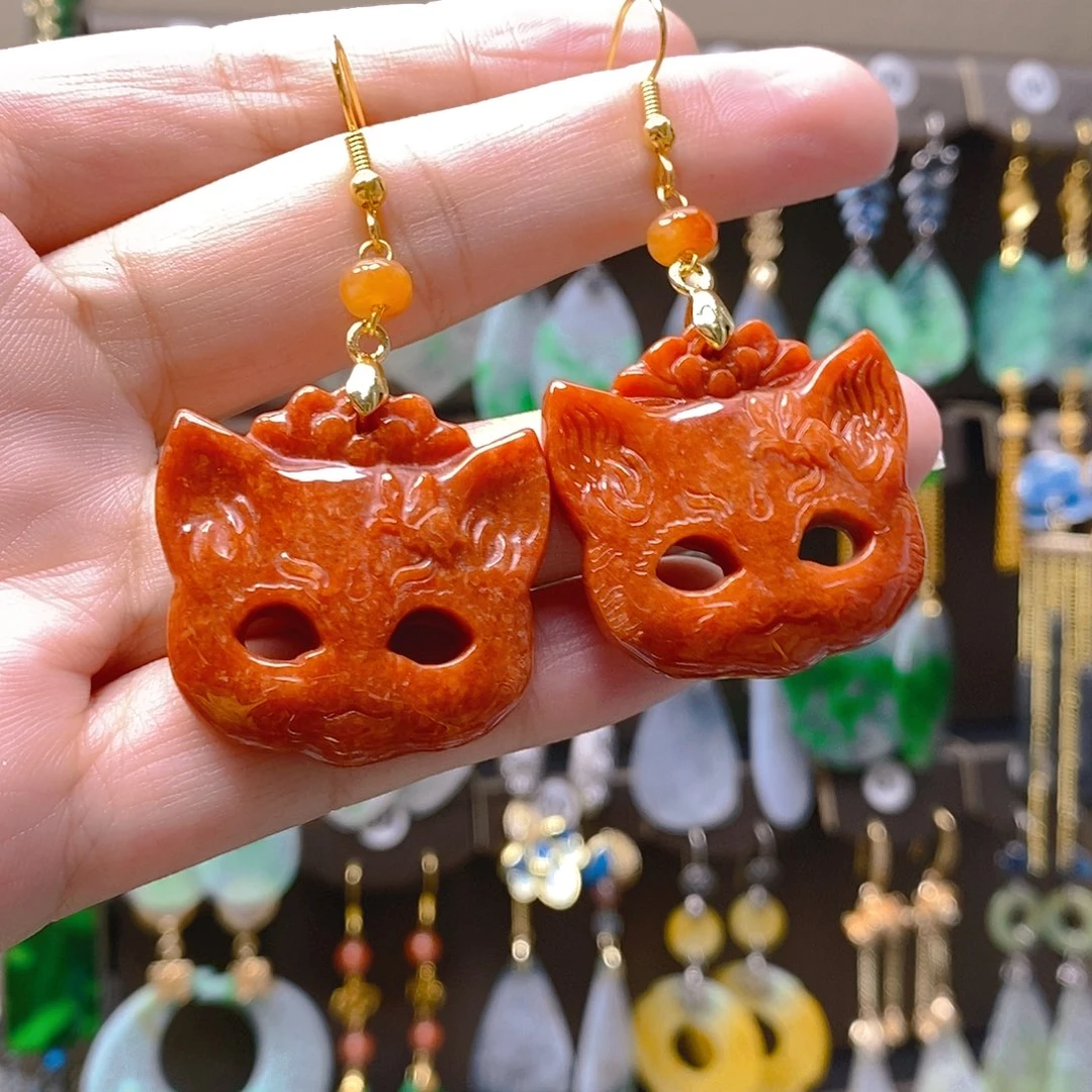 未镶嵌翡翠耳饰翡翠