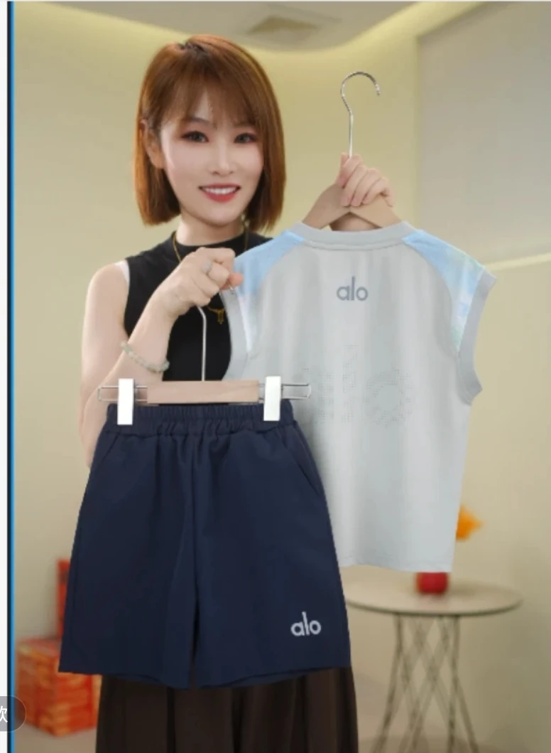 冰丝速干两件套夏季儿童薄款时尚中大童透气凉爽运动无袖套装透气