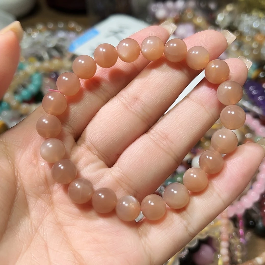 海蓝宝石手链未镶嵌橙月光
