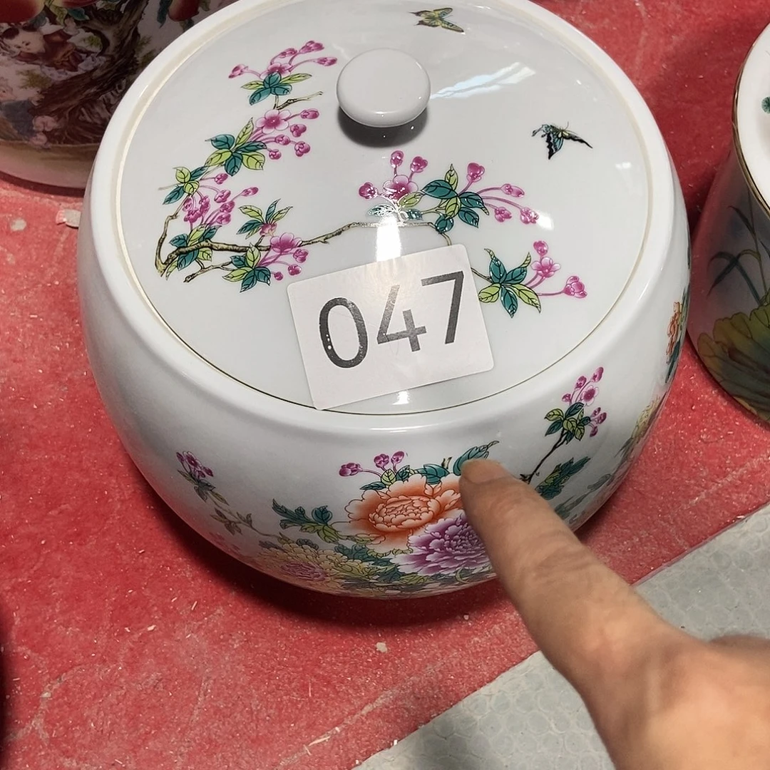 近***黑瓷片景德镇陶瓷罐047