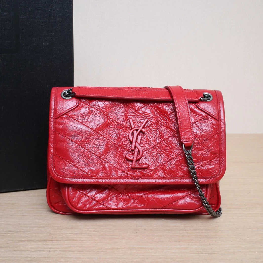 99新 YSL/圣罗兰 【娇活动】Niki Mini 红色 071688
