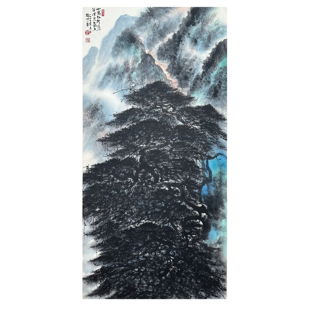 L-Z-051 山水 67cm×136cm 轴-A