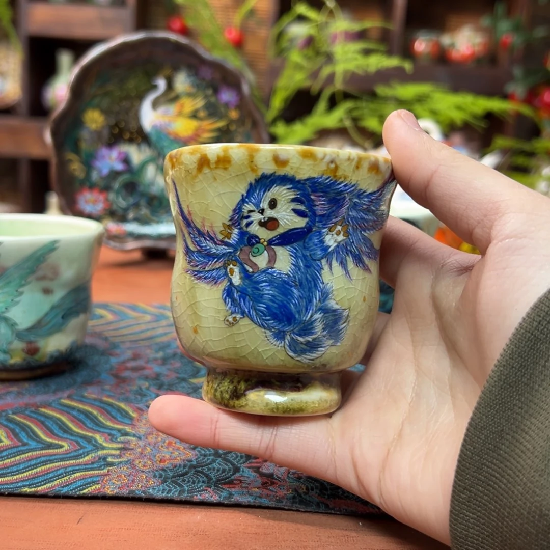 红****瓷片景德镇陶瓷刘道标