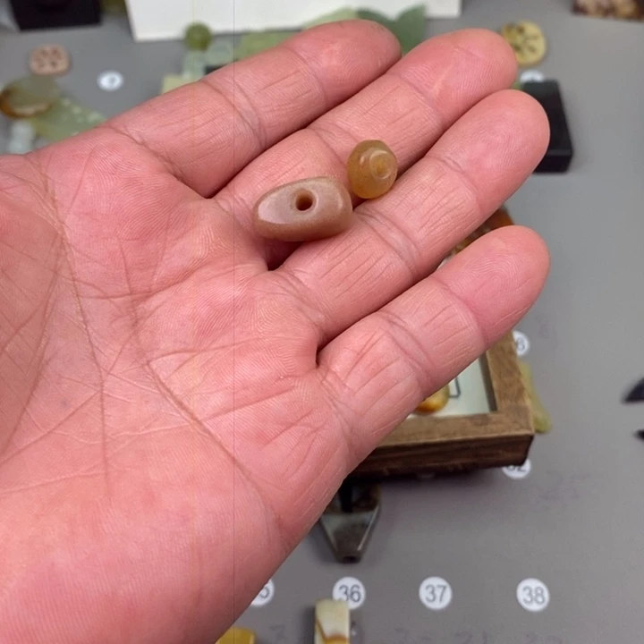 天***～蛇纹石玉未镶嵌百搭配饰