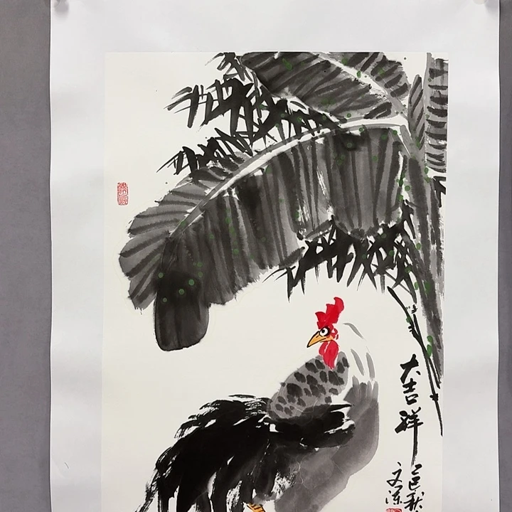 国画亲笔手绘放心去藏
