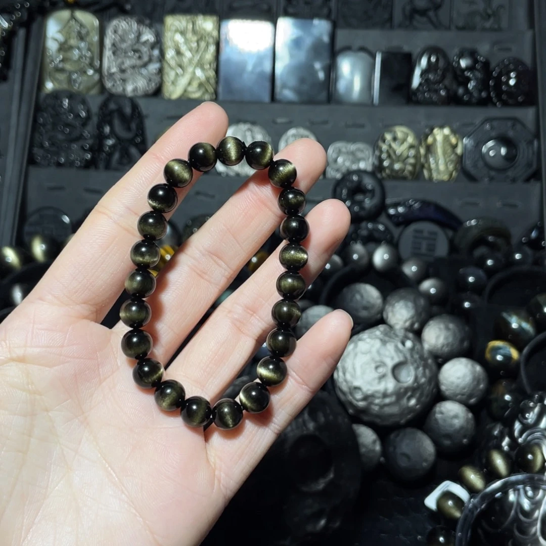 ****赏黑曜岩未镶嵌珠宝奇石