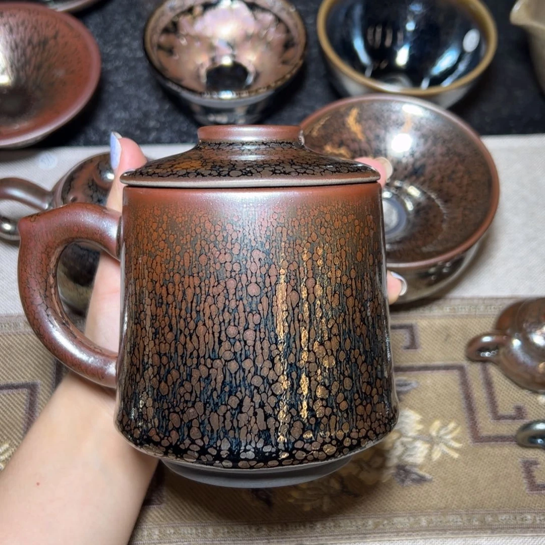 茶盏油滴建盏老板杯办公杯