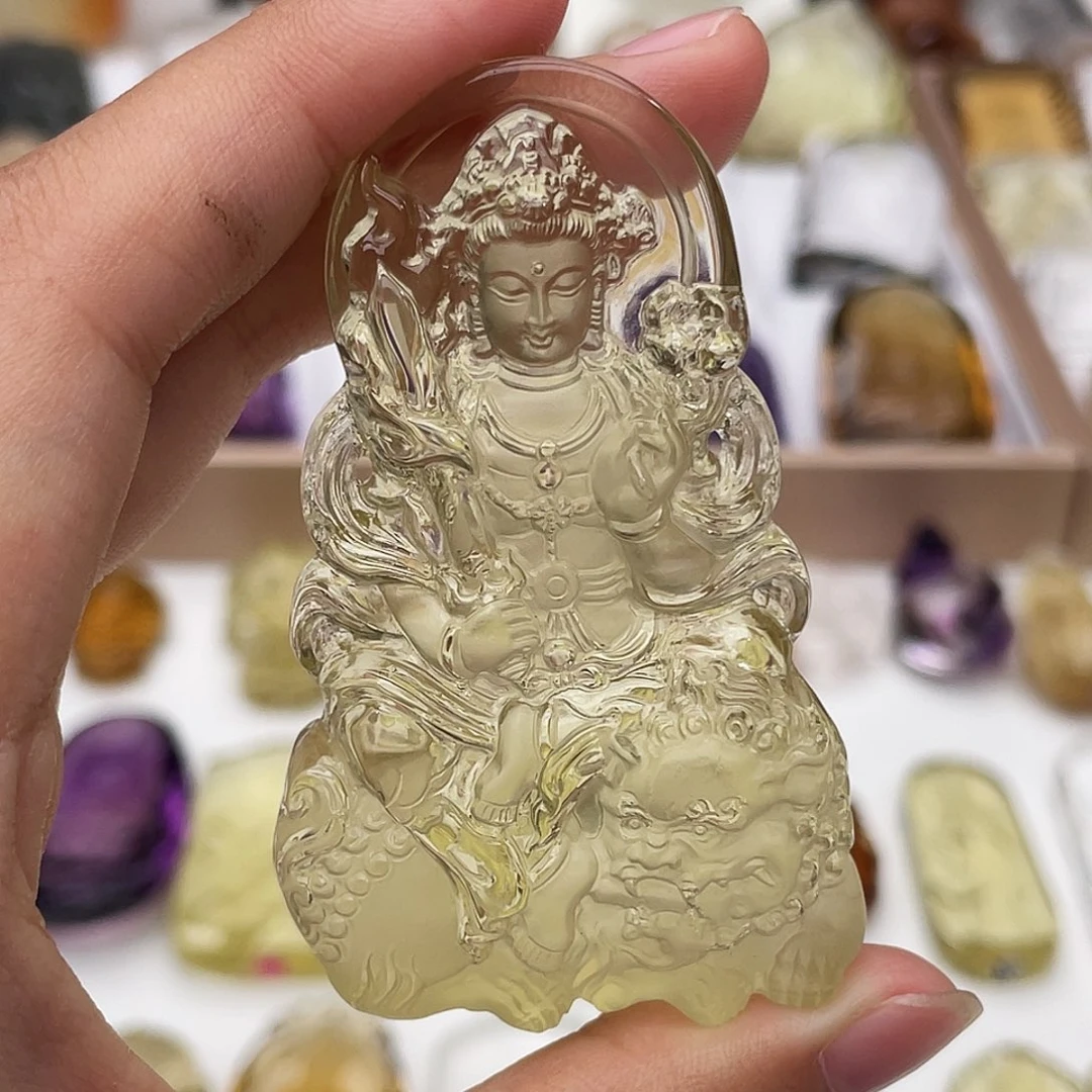 水晶颈饰未镶嵌吊坠