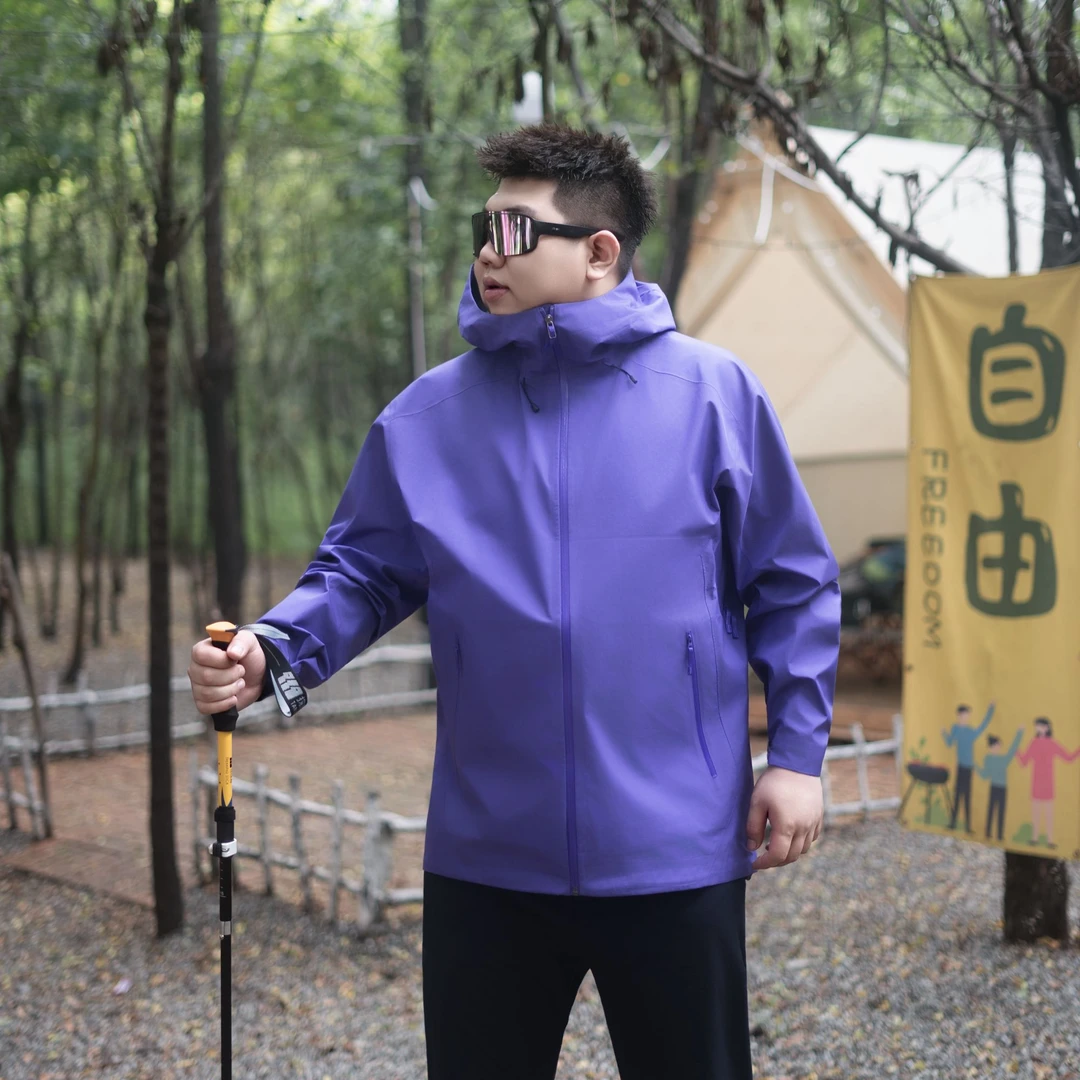 大码男装 秋季新款 硬壳冲锋衣LT25运动户外休闲