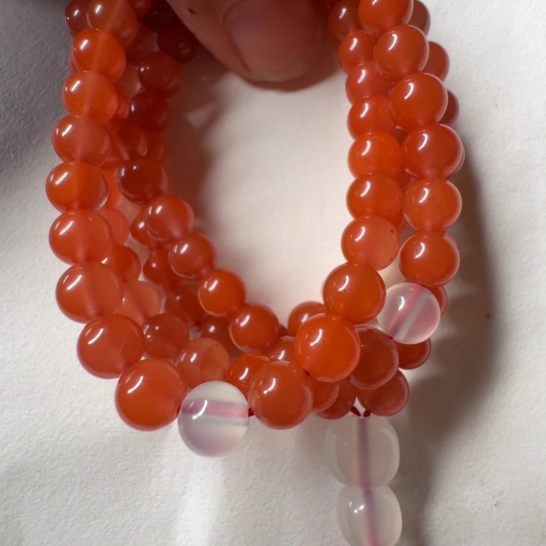 南红玛瑙未镶嵌手串