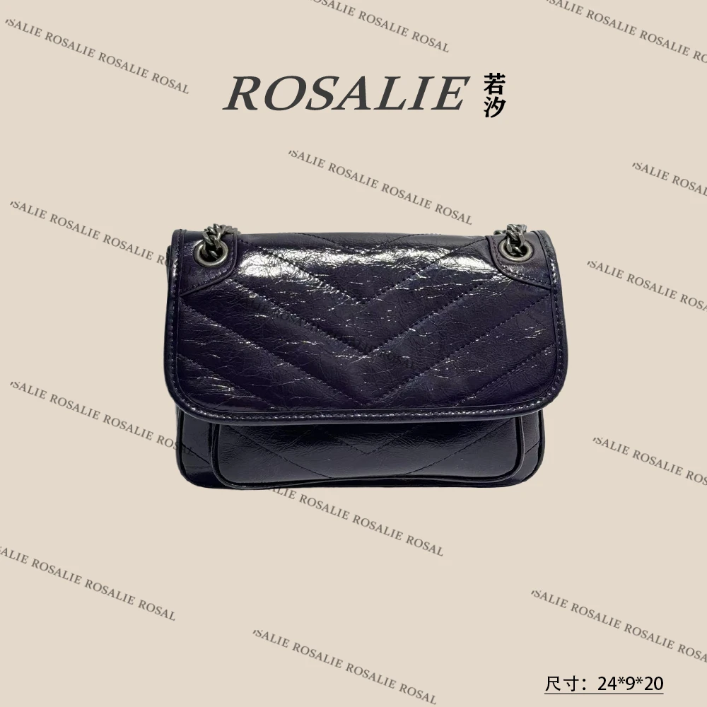 【工厂直销】XKY-6124-暗夜紫轻奢时尚气质百搭女士包