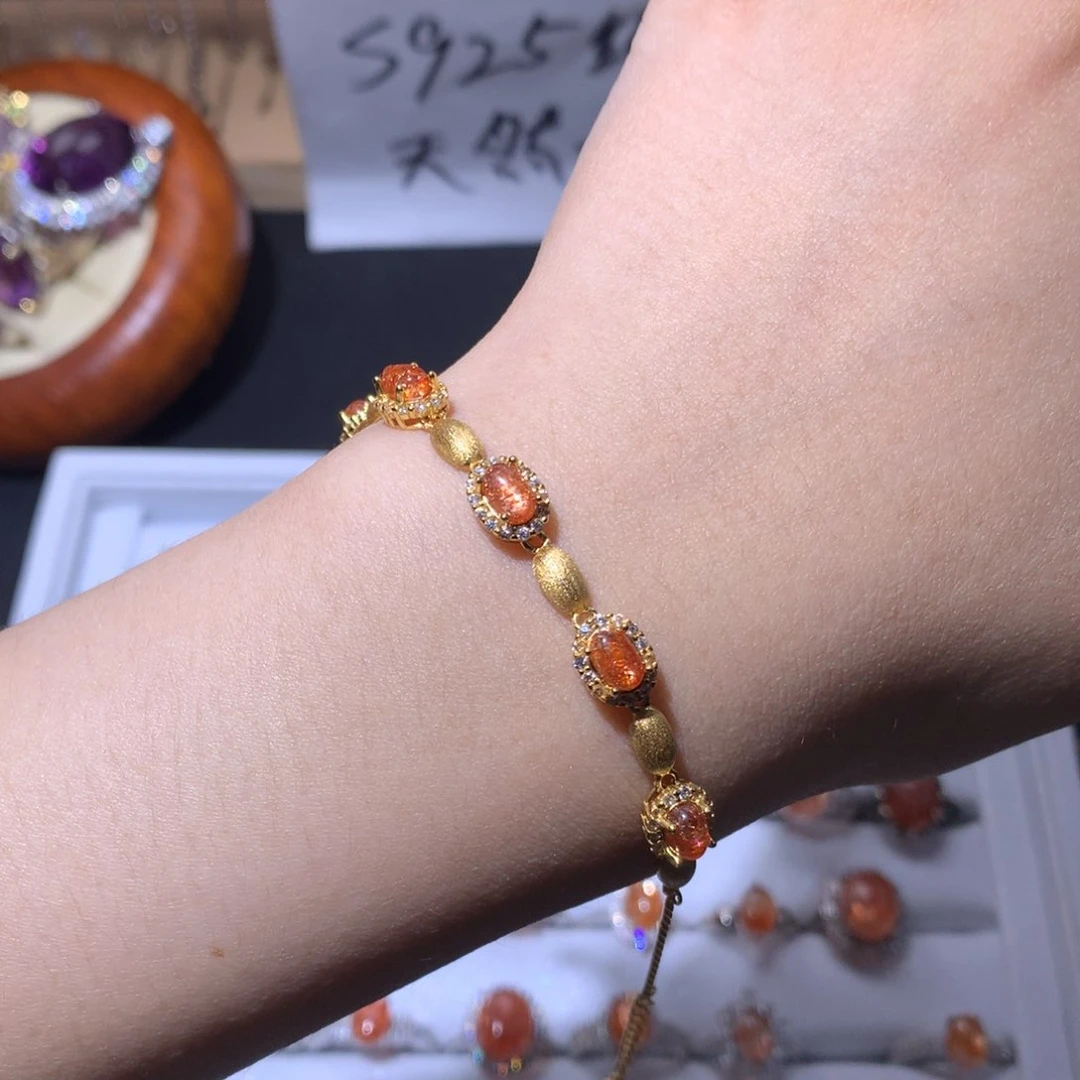 水晶戒指银S925镶嵌F****?手链