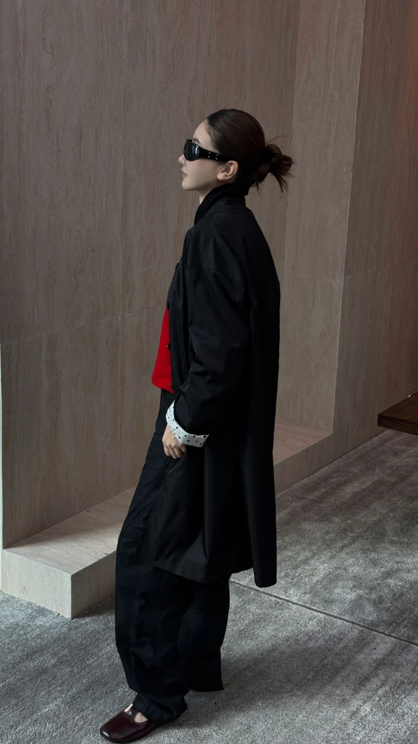 【CHU/2025SSNEW】《束影》阔版单排扣外套AAMU251263