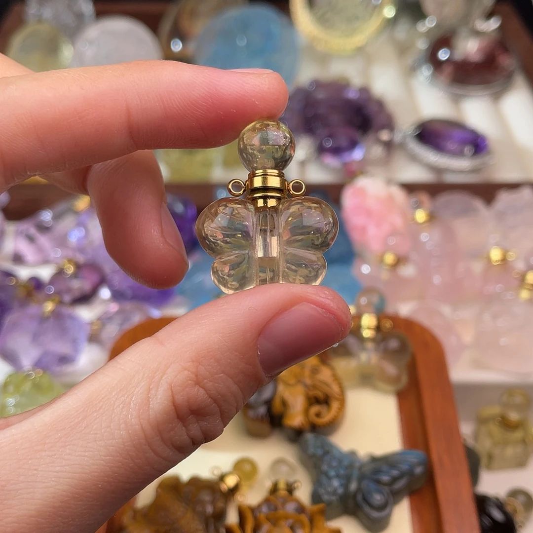 水晶颈饰未镶嵌?***o天然水晶吊坠490