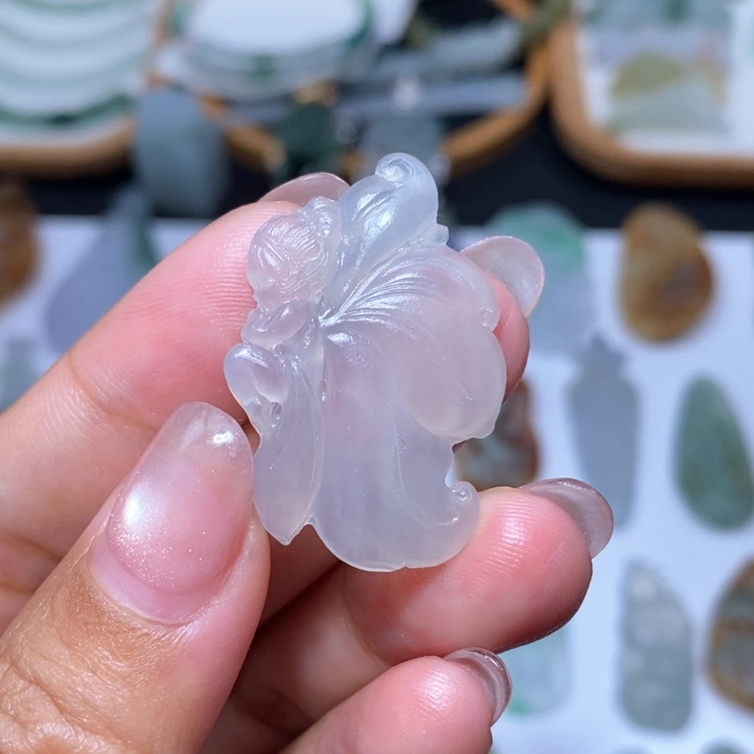 定制翡翠未镶嵌战**神蝴蝶