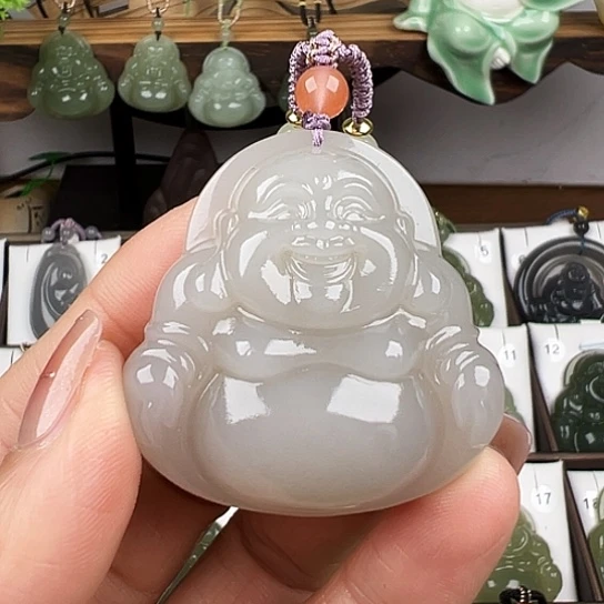 和田玉吊坠(赠链)未镶嵌