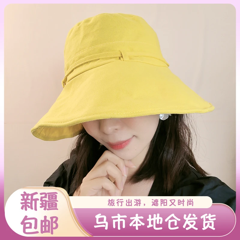 新疆包邮B03新款渔夫帽时尚百搭透气舒服上班通勤遮阳防晒帽