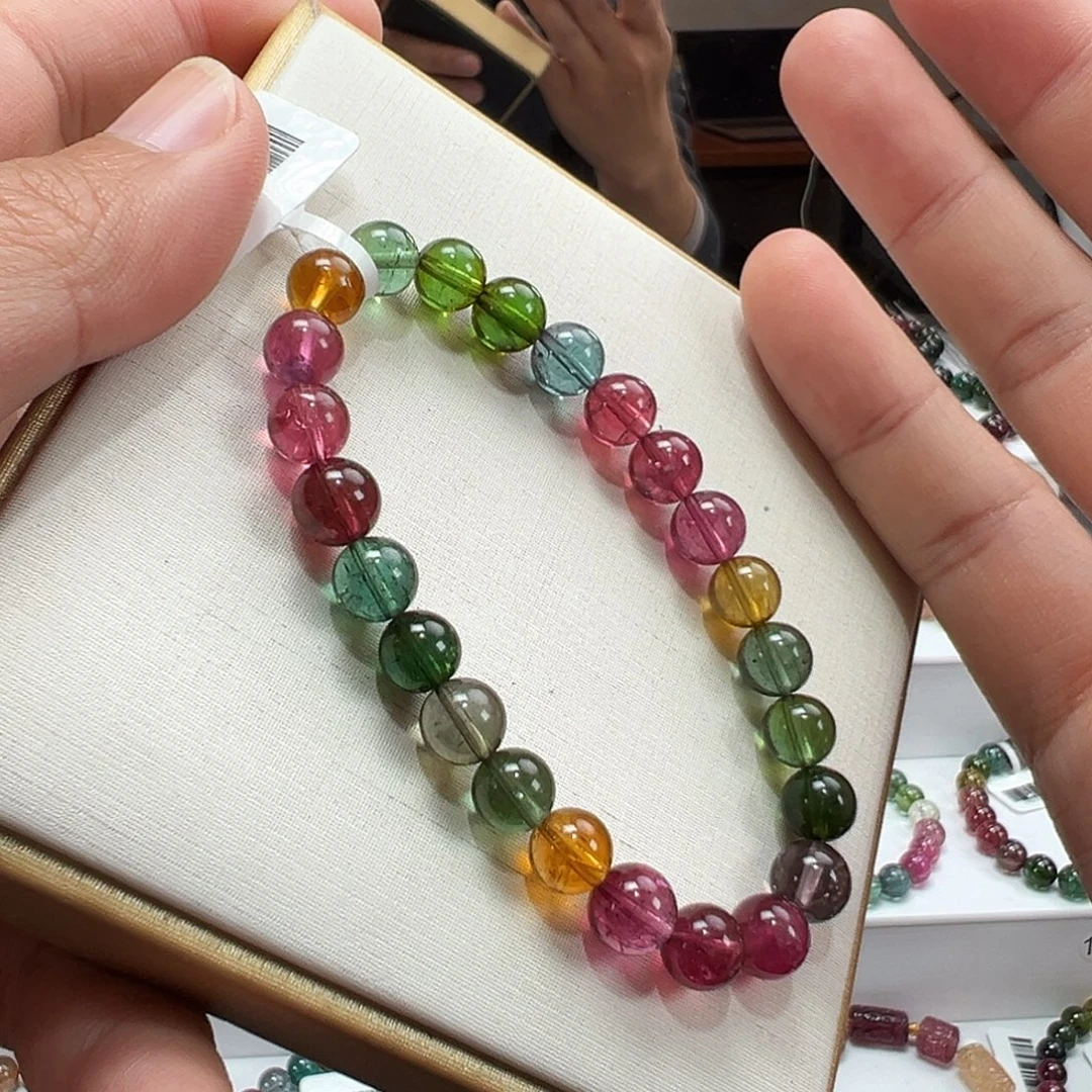 未镶嵌手串碧玺7.5mmmmmmmmmm