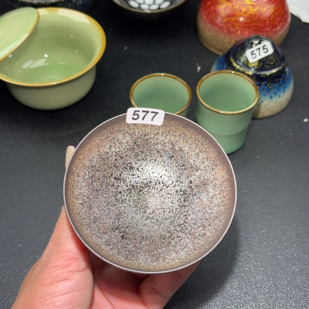 茶盏577 建盏单盏放大漏…………