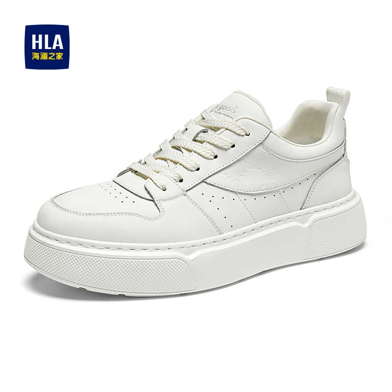 HLA/海澜之家春夏新款男士休闲板鞋舒适时尚软底潮流百搭开车运动