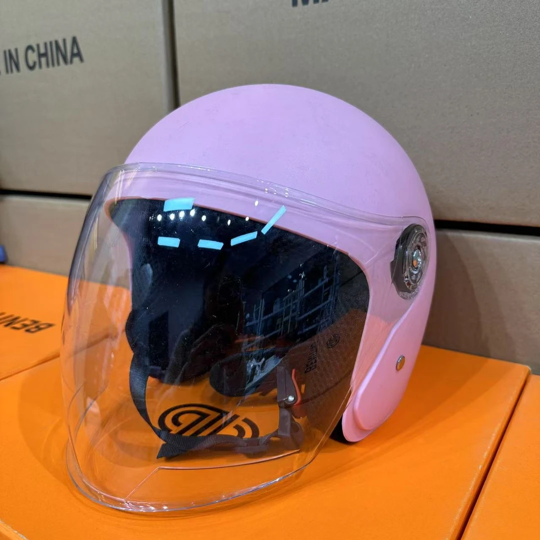 电动车摩托电瓶男士冬季四季通用半盔大码大号安全帽