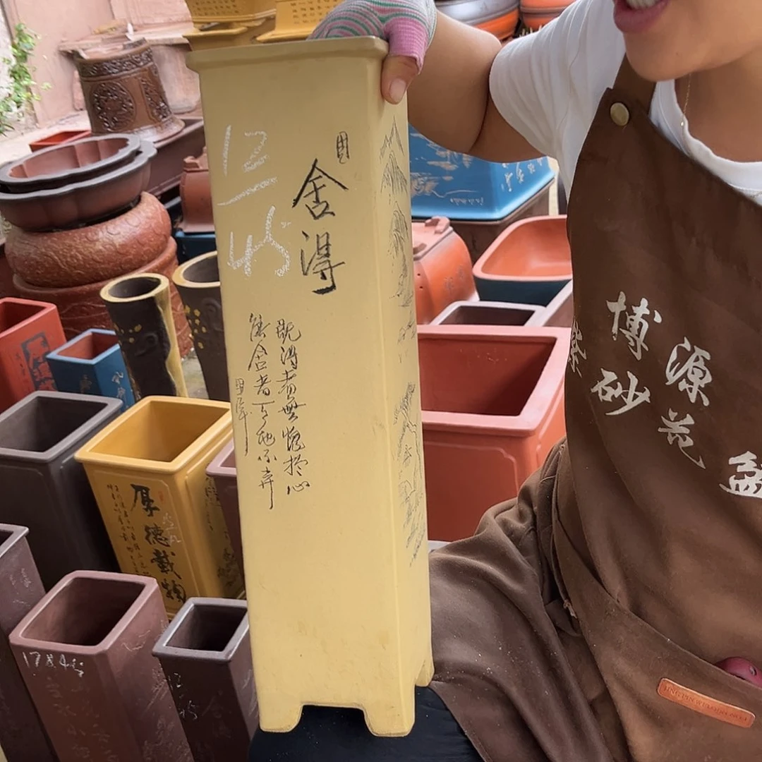 紫砂花盆盆景艺术