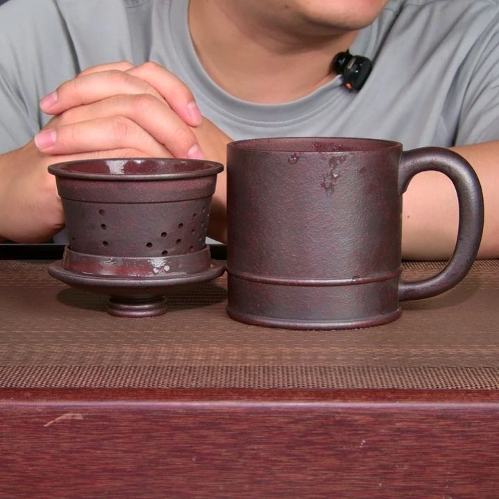 茶杯紫砂高货放漏