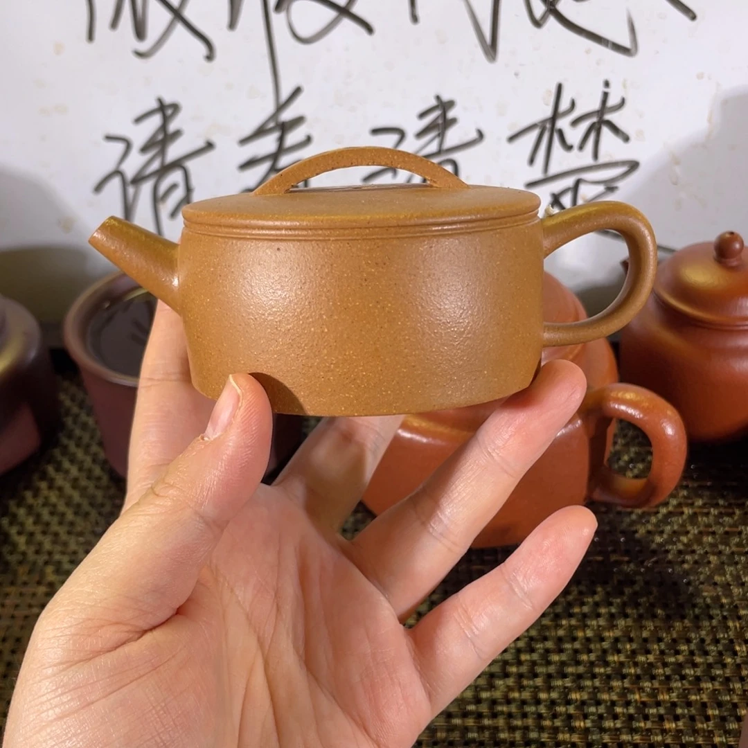 湫***莱紫砂茶壶汉瓦微瑕