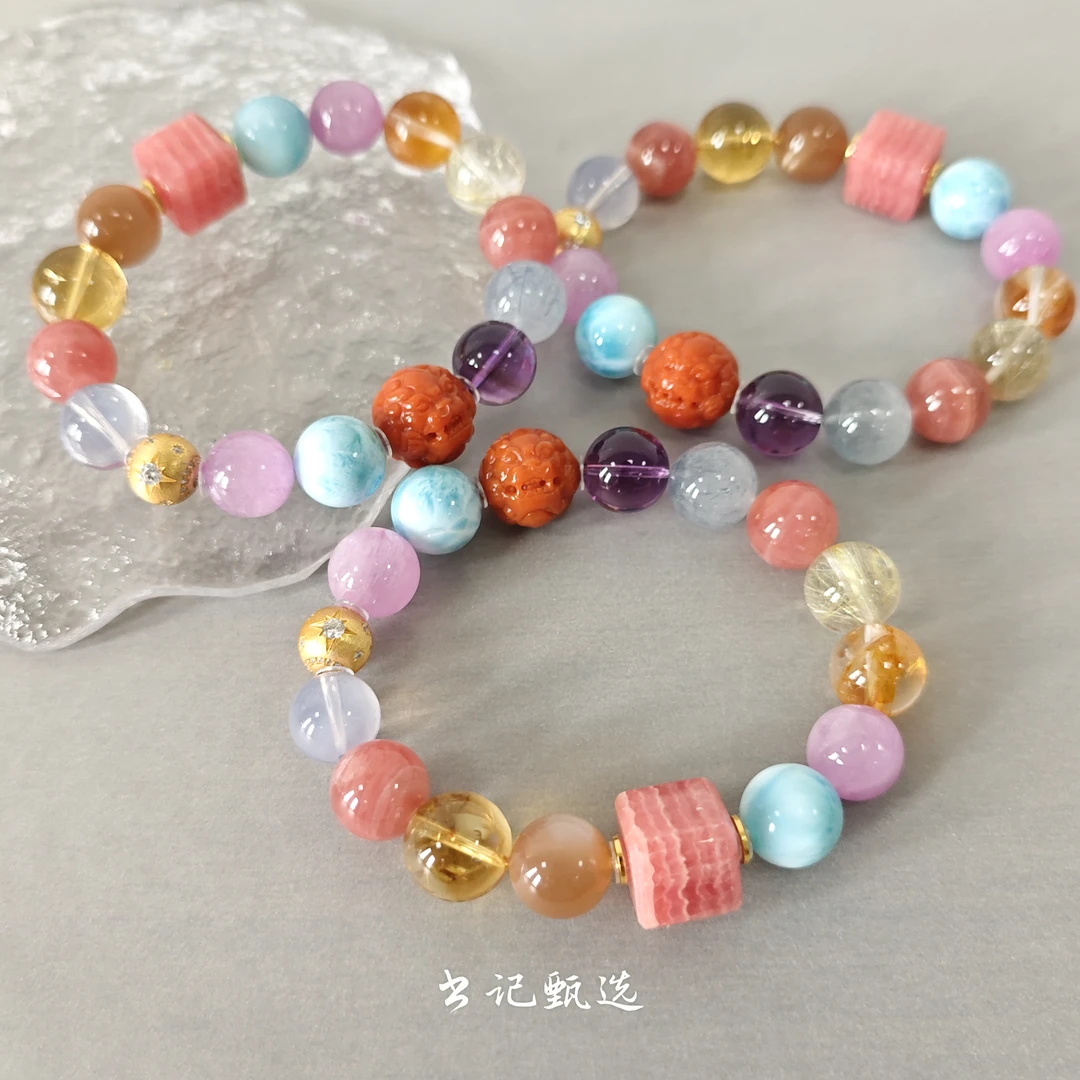 【书记甄选】原创高品水晶单圈手链 多样性发一件 约12-13mm 5017RJ