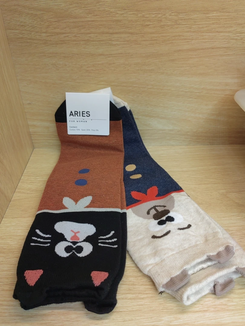 A613立体小耳朵袜子J613米小熊+J614黑小猫