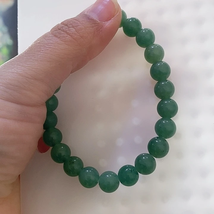 密玉（石英质玉）手链未镶嵌花**勇