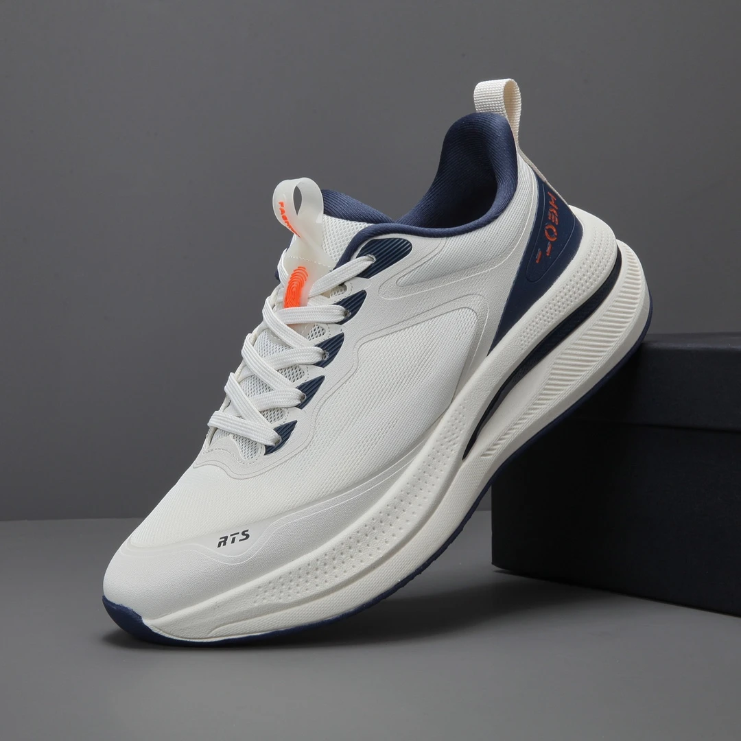 新款2025男士飞织鞋子休闲运动鞋爆款男鞋低帮夏季透气软底时尚男