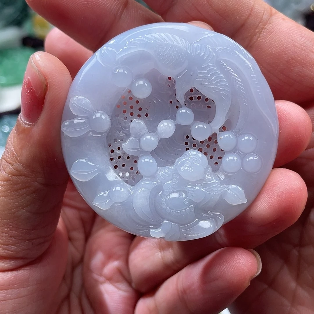 翡翠未镶嵌颈饰翡玉缘翡翠