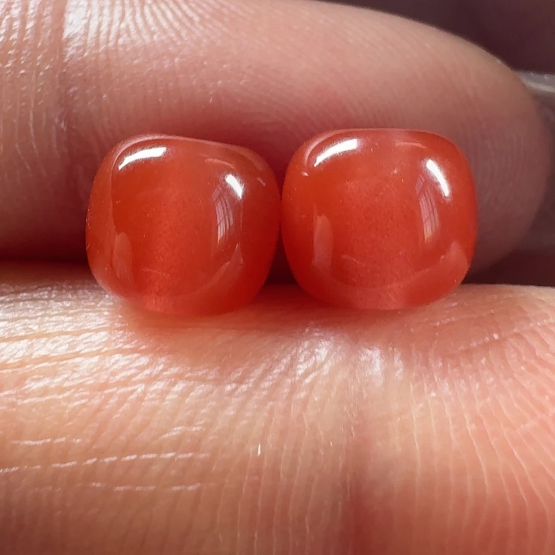 南红玛瑙未镶嵌老型7.6*6.7*2