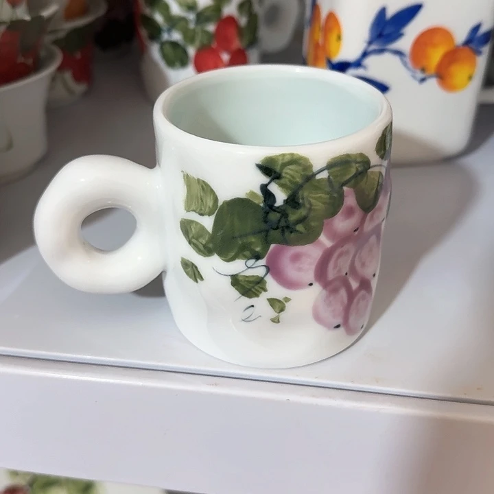 景德镇陶瓷手捏款咖啡杯