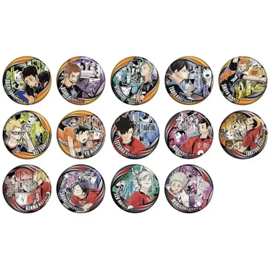 排球少年 原画回忆三弹 吧唧徽章（默认代拆）