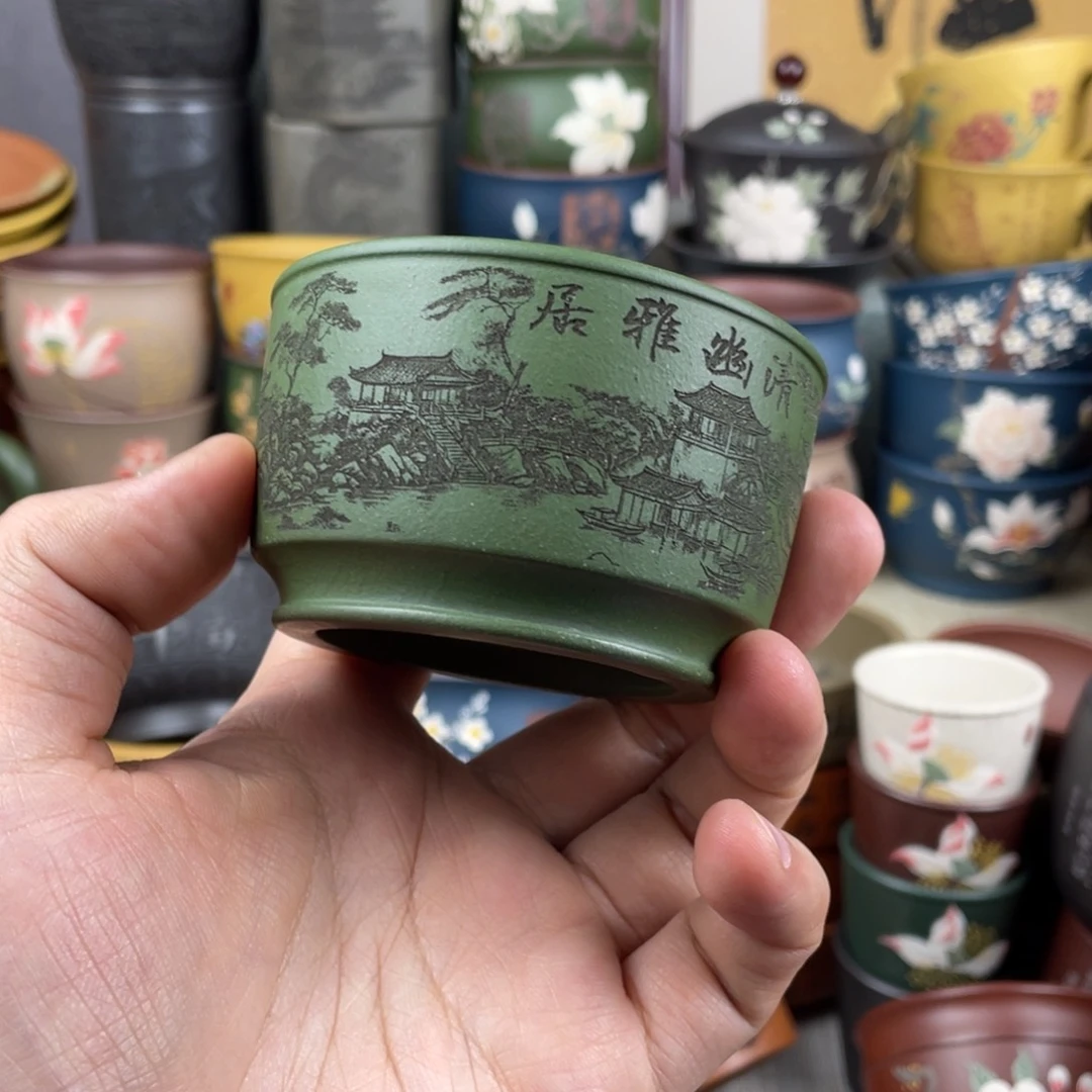 紫砂茶杯紫砂茶杯