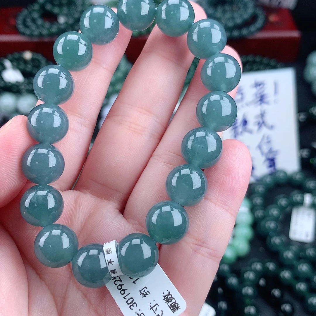 翡翠未镶嵌毛衣链