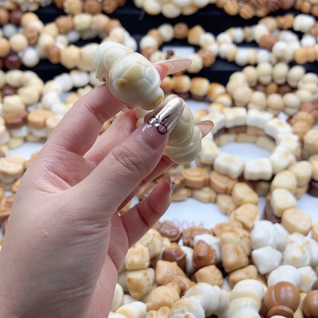 吊坠白玉菩提烤色乌龟27手捻