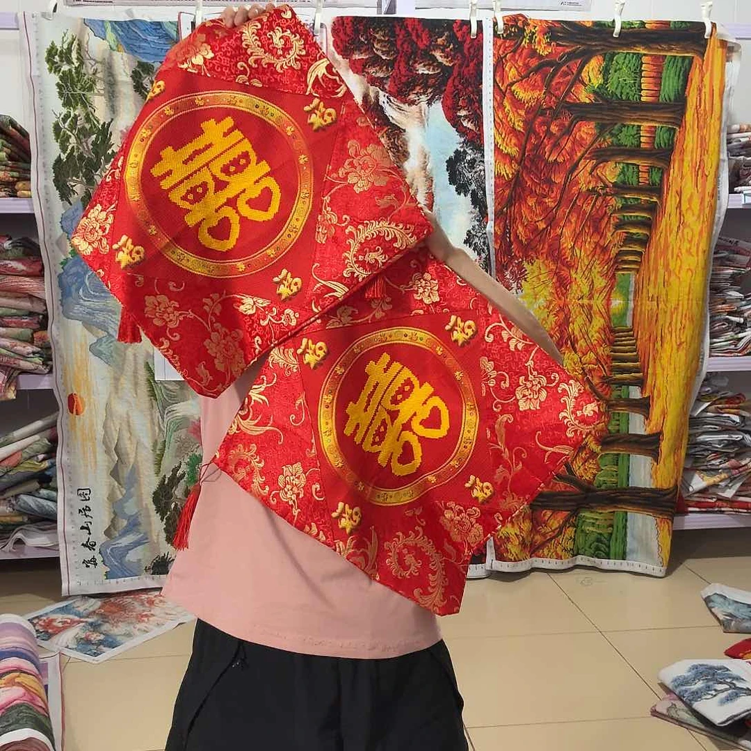 棉十字绣成品出售