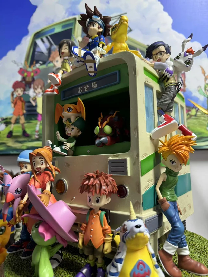 【全款现货】高35cm数码全家福 潮玩手办摆件