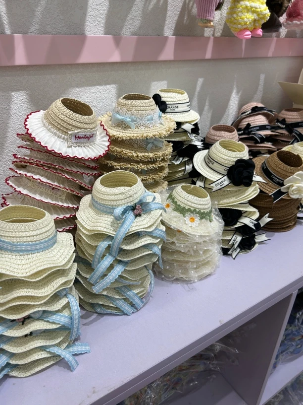 17CM潮玩玩偶娃衣草帽子123代通用布布