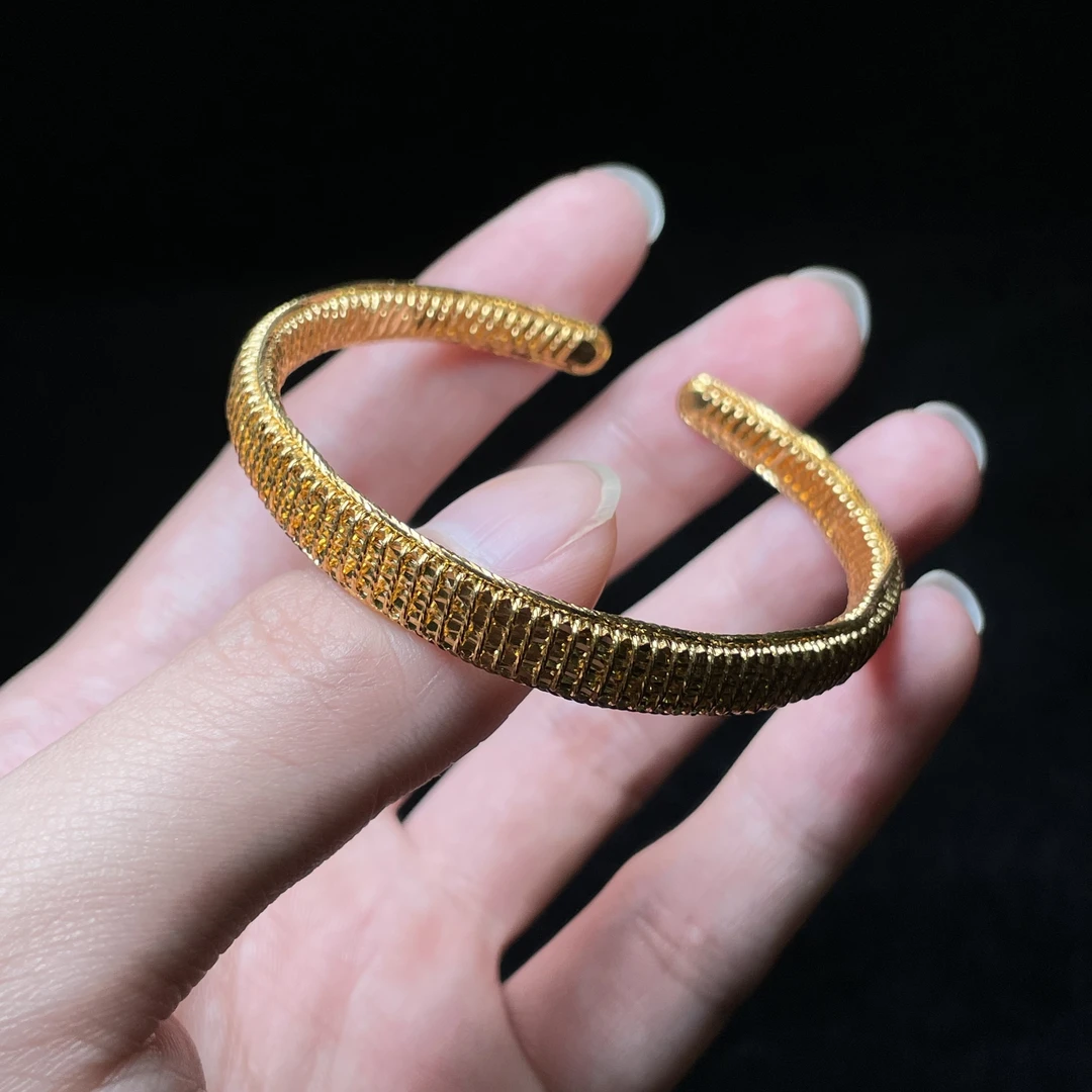 足银银制品 【玉氏甄选】足银999.9璀璨闪闪开口手镯 CAN2780549