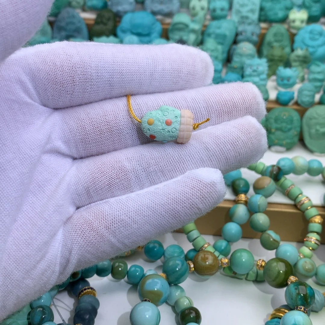 绿松石未镶嵌手链