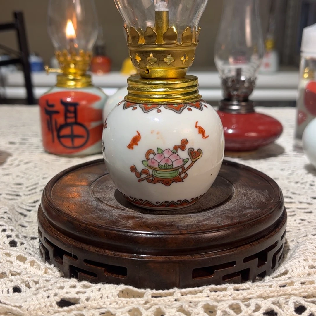 摆件景德镇陶瓷香薰灯