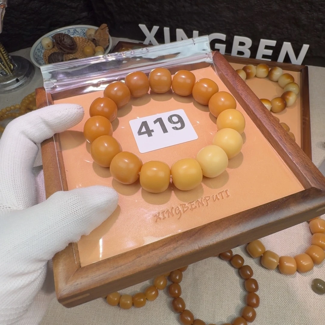 大***月菩提根/象牙果吊坠纯天然高瓷18干磨瑕疵
