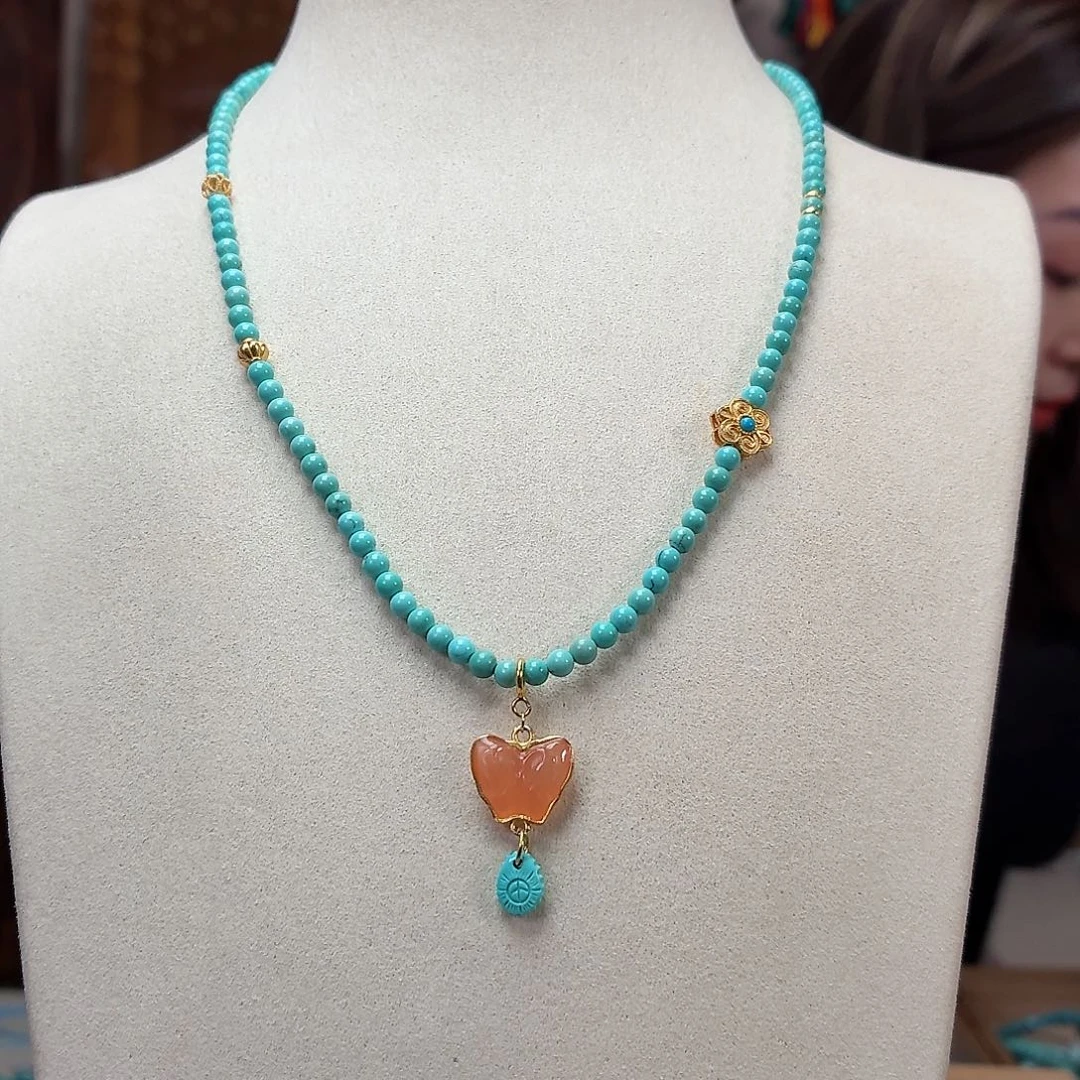 未镶嵌绿松石珠宝奇石